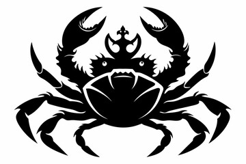 Fototapeta premium king crab line art silhouette vector illustration