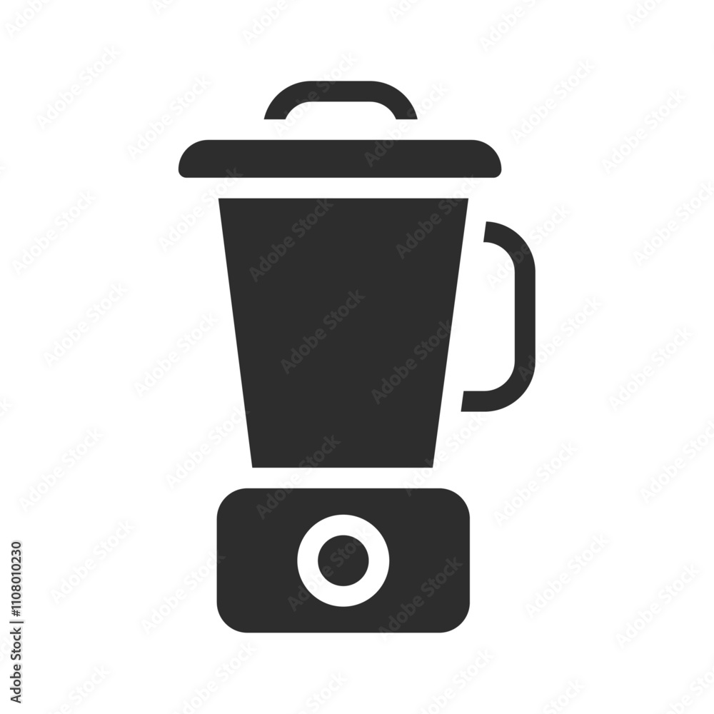 Poster Blender icon web design in vector