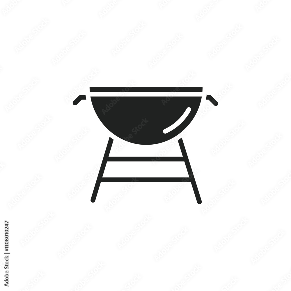 Poster brazier icon web design in vector