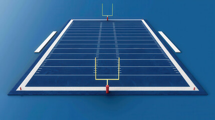 Exciting football event on a vibrant soccer field digital art modern concept