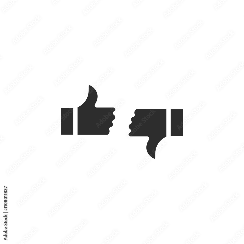 Aufkleber criticism icon web design in vector
