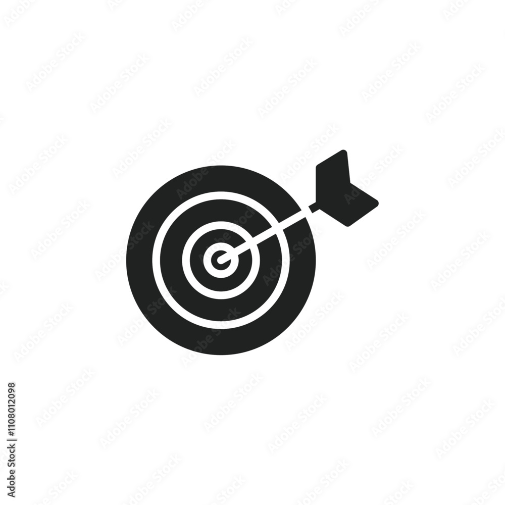 Poster darts icon web design in vector