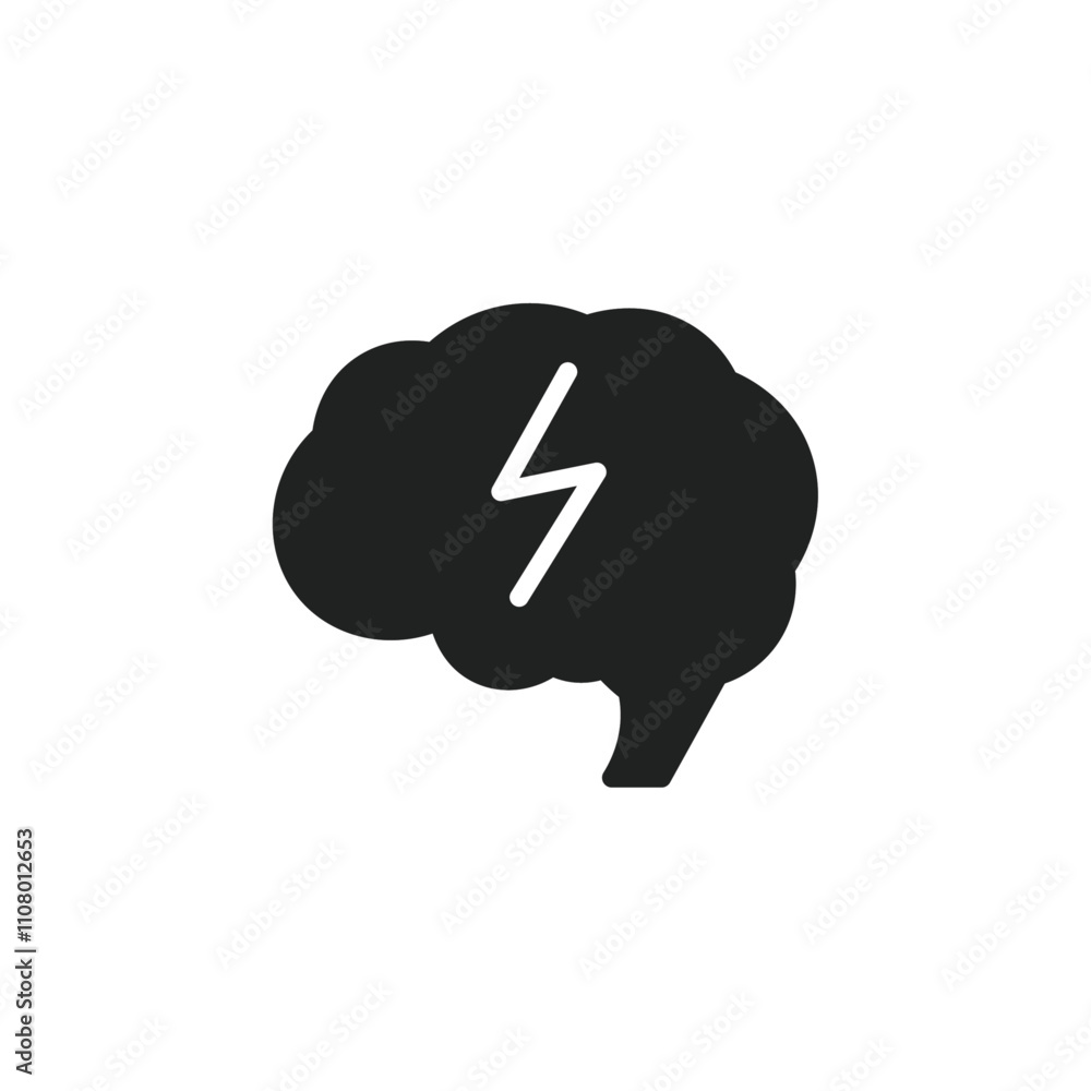 Poster Epilepsy icon web design in vector