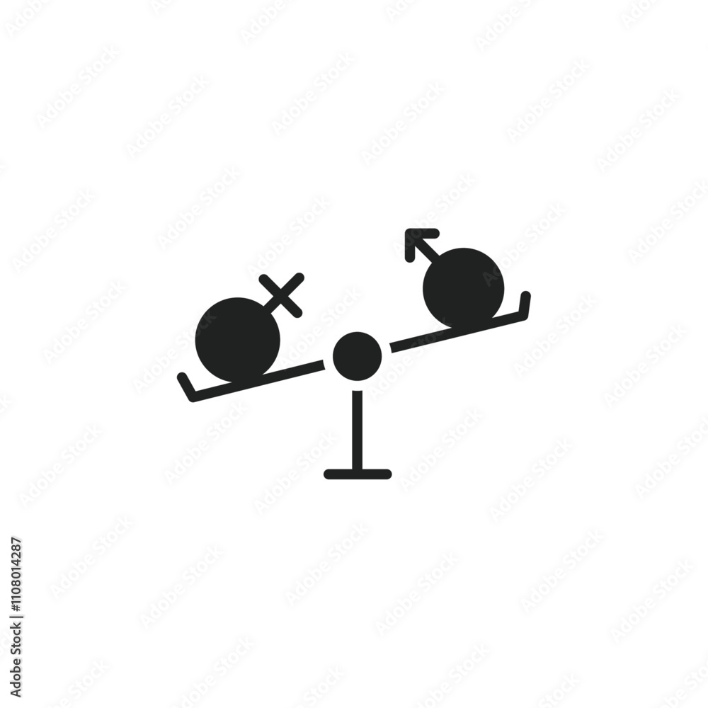 Poster Hormone imbalance icon web design in vector