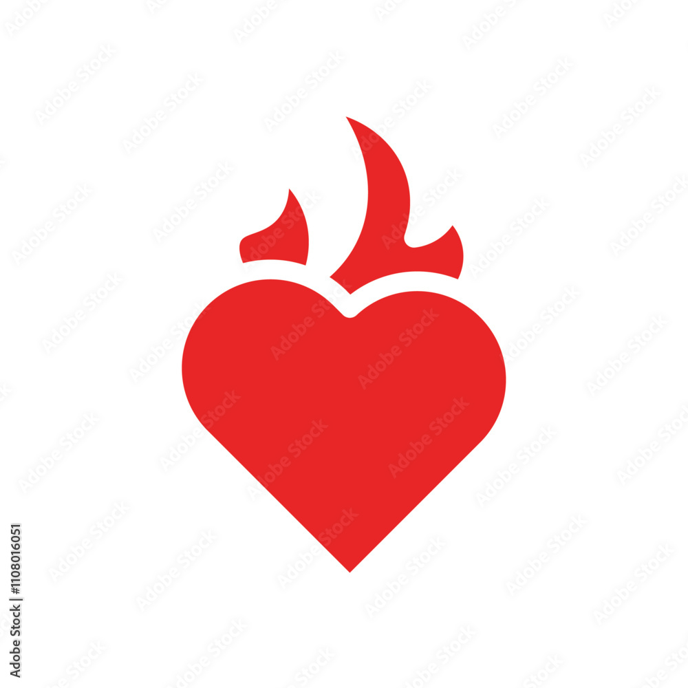 Poster Passion icon web design in vector