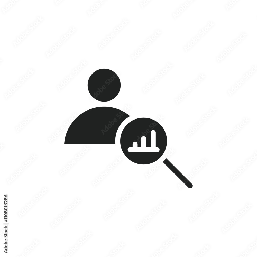 Poster Personal Assessment icon web design in vector