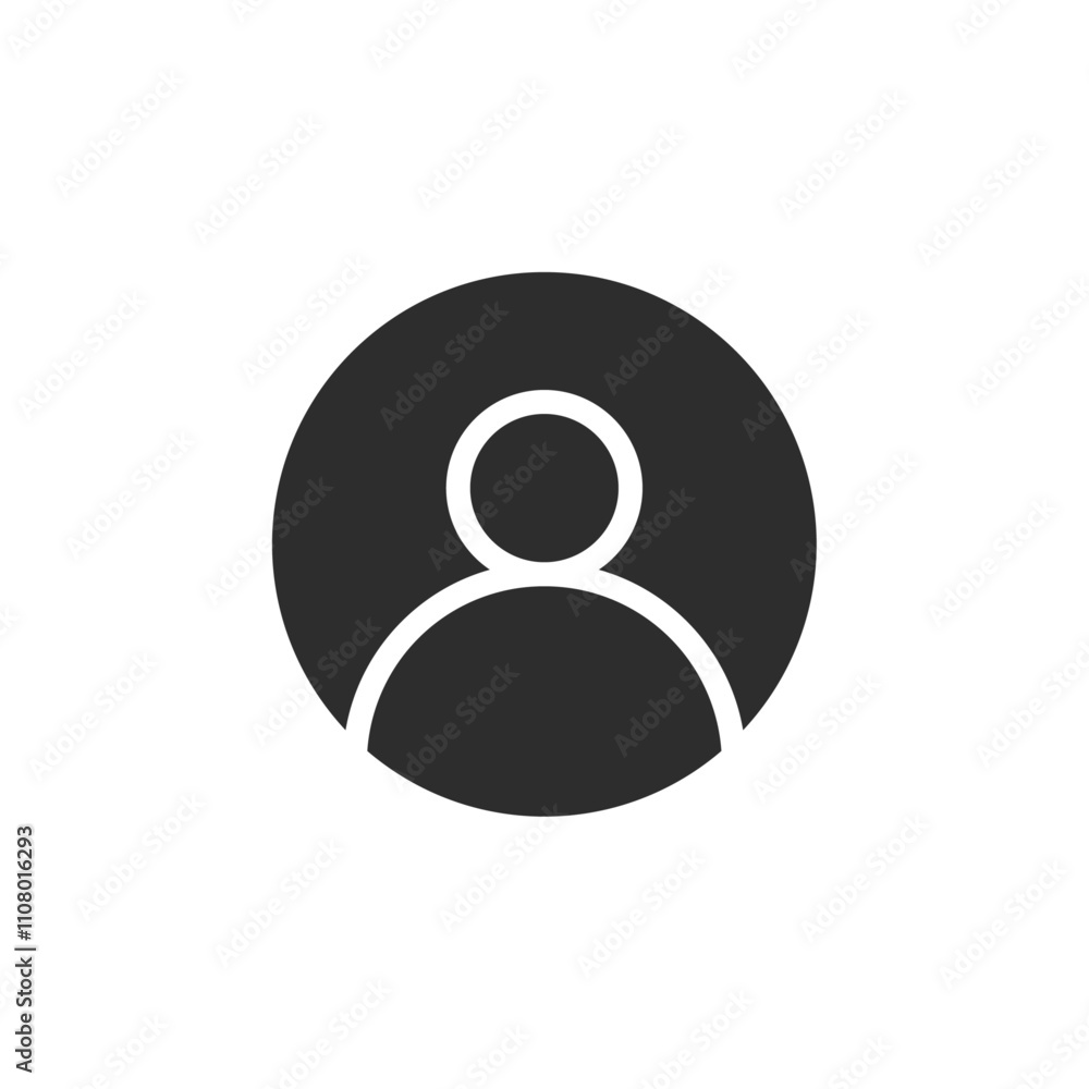Poster people icon web design in vector