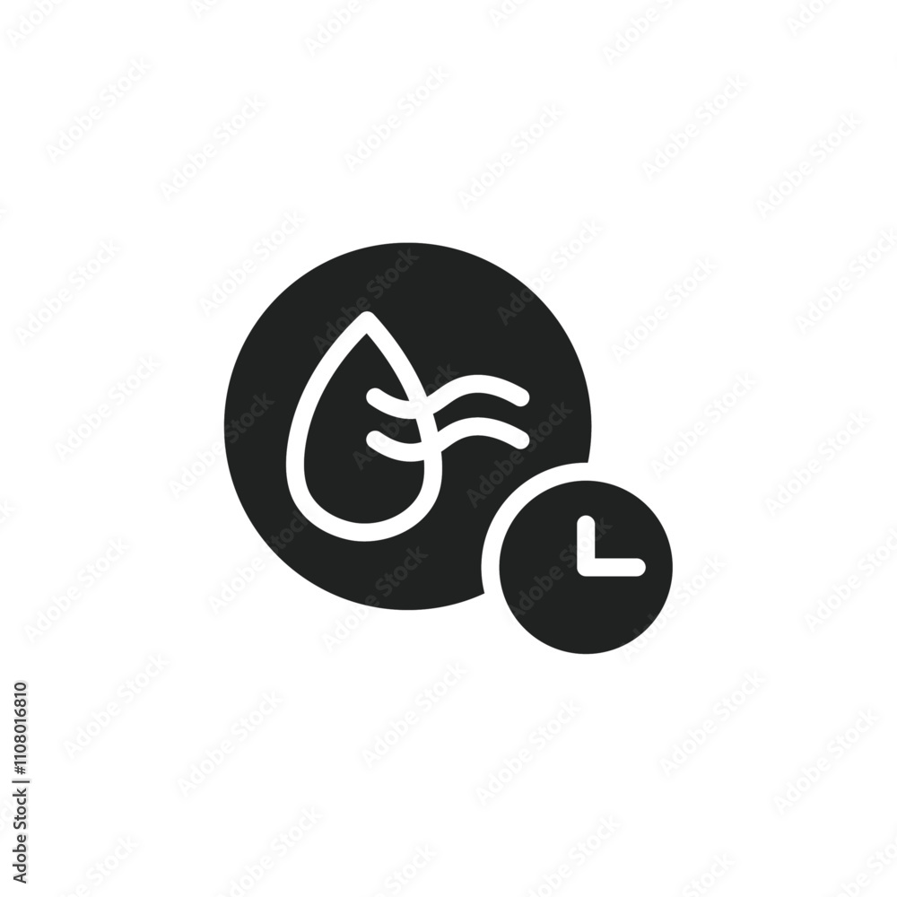 Poster quick dry icon web design in vector