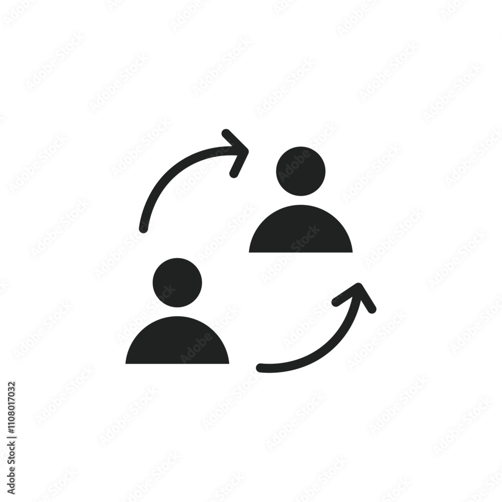 Poster Referrals icon web design in vector