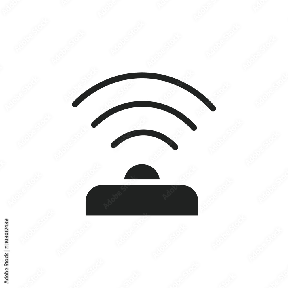 Aufkleber Sensor icon web design in vector