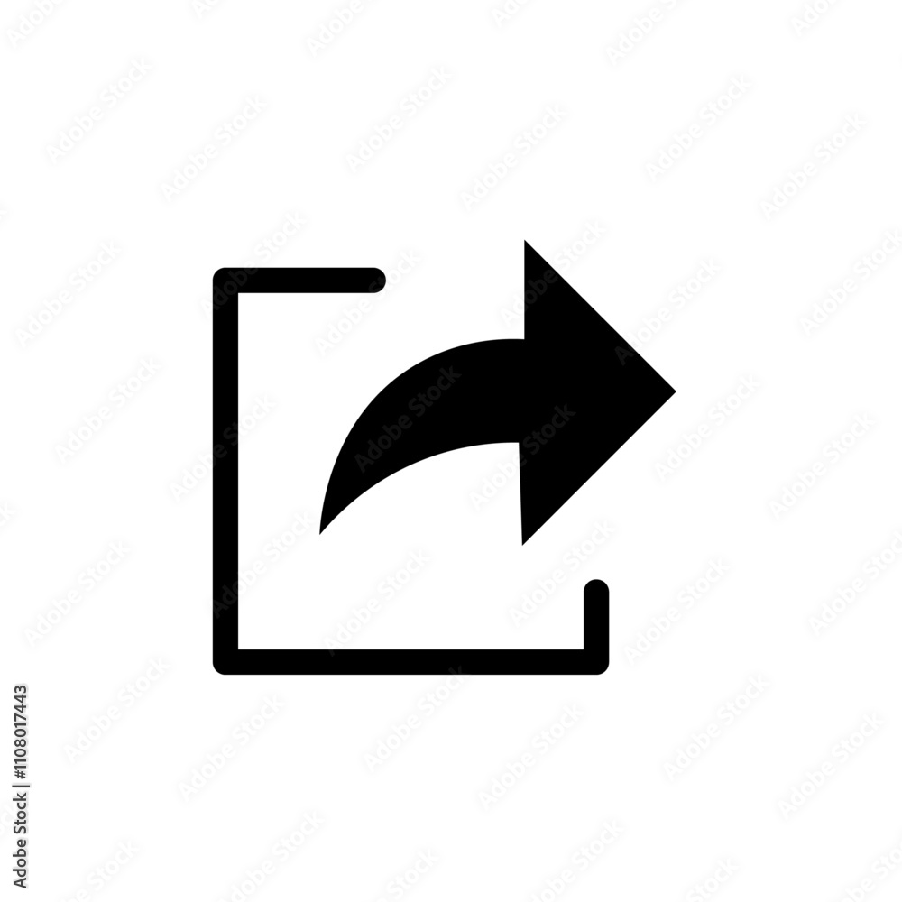 Poster share icon web design in vector
