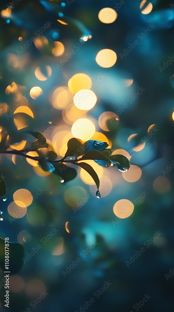 Poster soft glowing bokeh lights creating blurred background effect photos