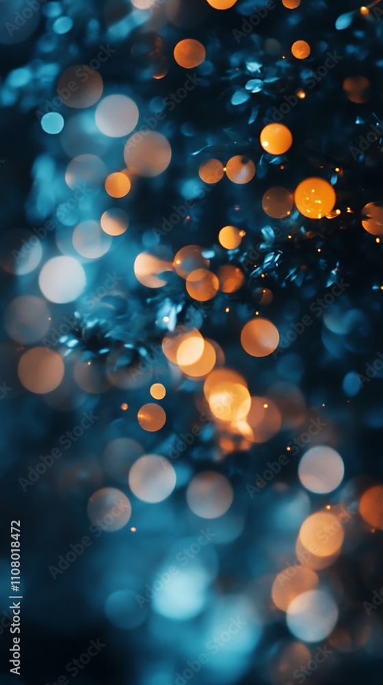 Poster beautiful bokeh lighting creating dreamy background scene picture