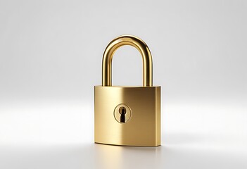 Naklejka premium Perfect for padlocks, strong keys, security, white background, clipping, Japan