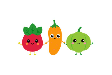 funny cartoon fruits