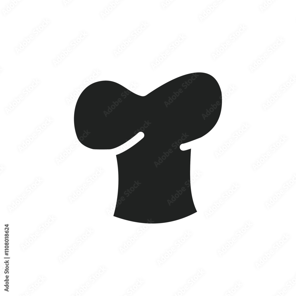 Poster toque icon web design in vector