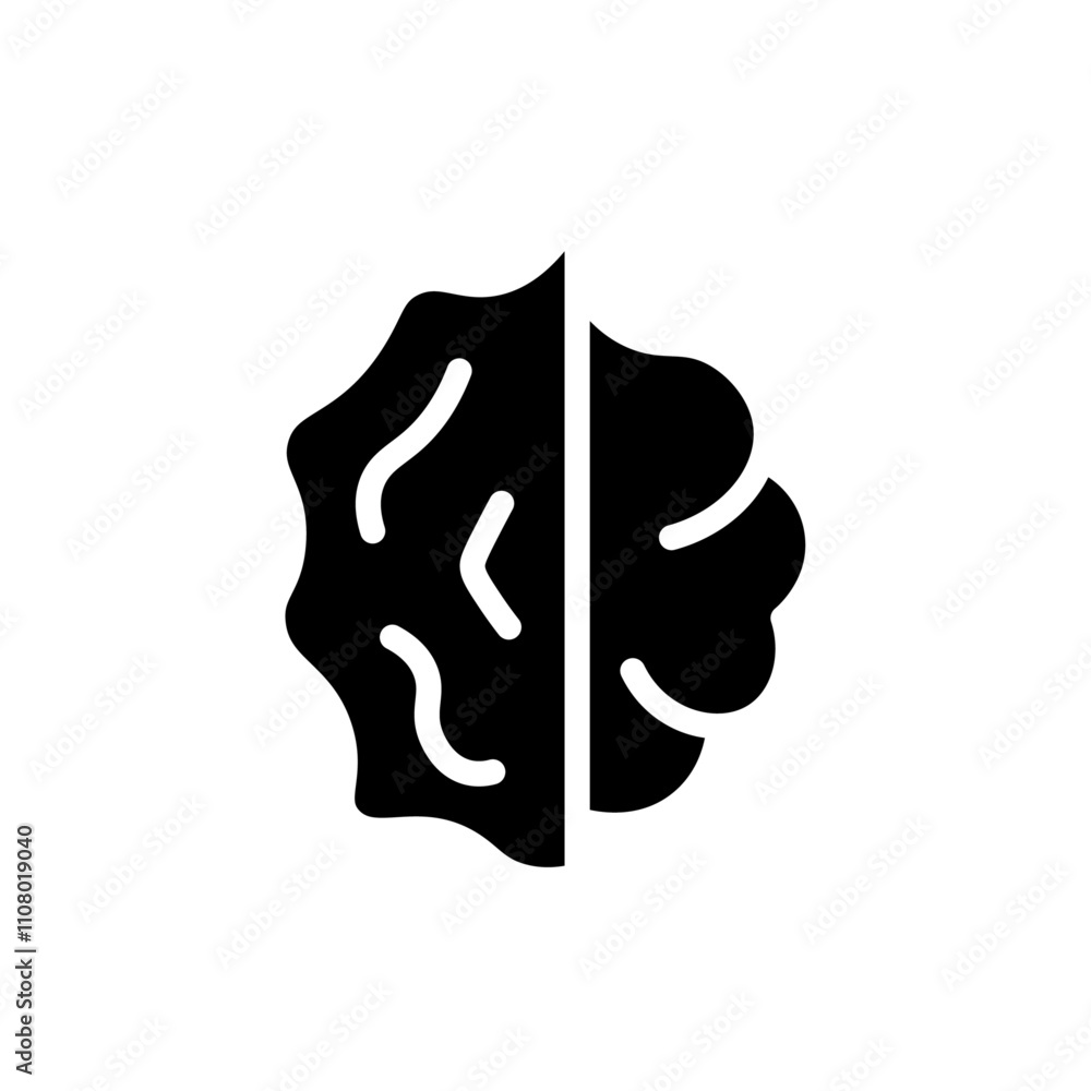 Poster Walnut icon web design in vector
