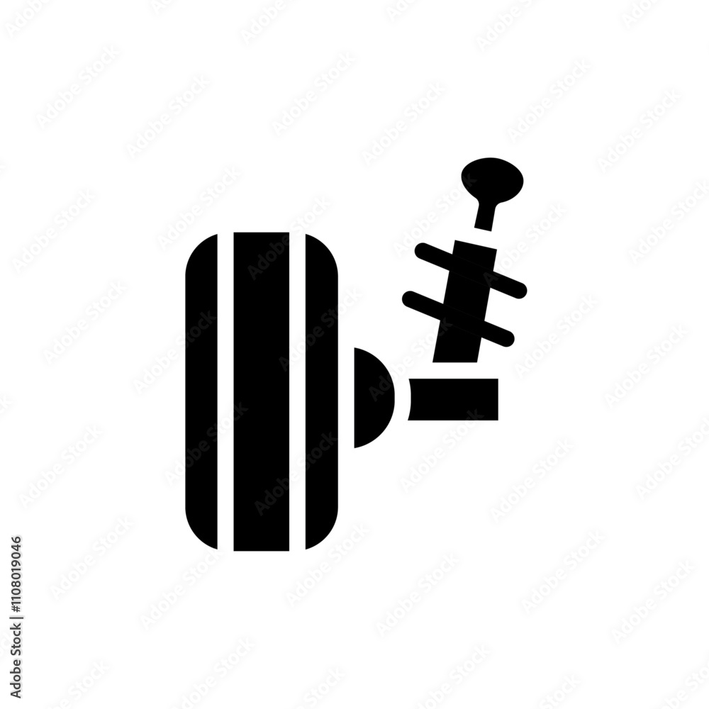 Aufkleber wheel alignment icon web design in vector