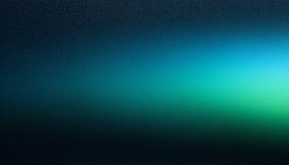 Obraz premium Celestial Gradient: Turquoise and Green Glow on Textured Black Canvas