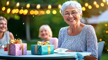 Backyard Retirement Celebration with Friends and Family