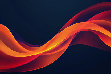 Colorful Light Trails with Glowing Neon Waves and Vibrant Energy Flow &ndash; Abstract Digital Art Background