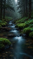Obraz premium Mysterious stream.