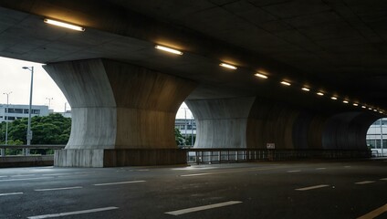 Naklejka premium Nagahama City underpass.