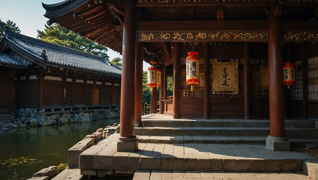 Naritasan Shinshoji, a Shingon Buddhist temple in Narita, Japan.