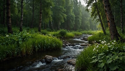 Obraz premium Nature scene in Russia.