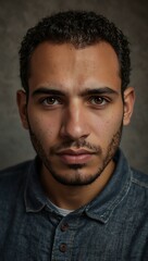 Obraz premium New immigrant from Algeria, Morocco, or Kurdistan starting a new life in Europe.