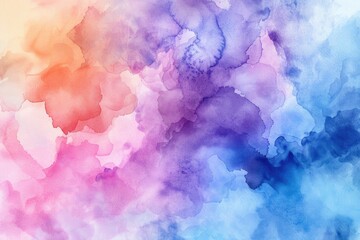 Fototapeta premium abstract hand drawn watercolor background raster illustration