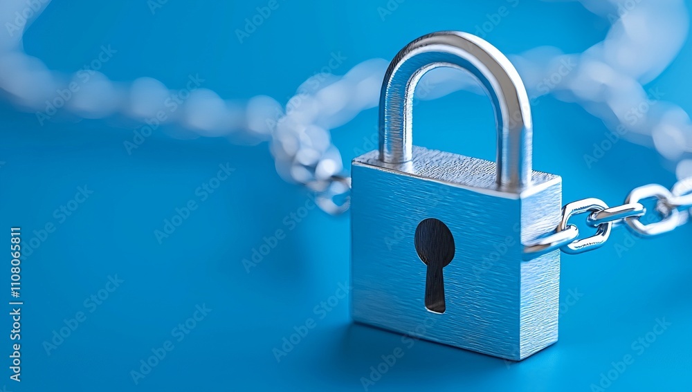 Poster ensuring the security of data, networks, and financial transactions through cybersecurity protocols 