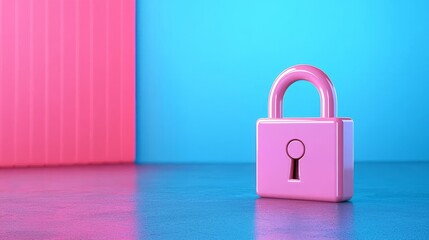 Fototapeta premium Internet technology focuses on cyber security, safeguarding data, ensuring information privacy, and defending against viruses.