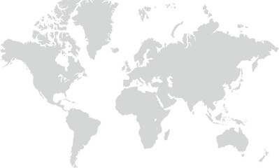 Obraz premium World Map, World Map, Geographic Map, Country Map, Country Border line, Asia, Africa, Europe, North America, South America, Australia Oceania