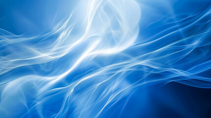 Fototapeta premium Abstract Blue Background with Gradient Smooth Transitions: Blue background with smooth gradient transitions and lines.