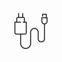 charging adapter phone icon sign vector