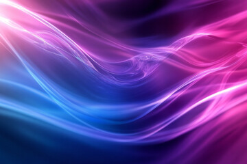Fototapeta premium Colorful Light Trails with Glowing Neon Waves and Vibrant Energy Flow – Abstract Digital Art Background