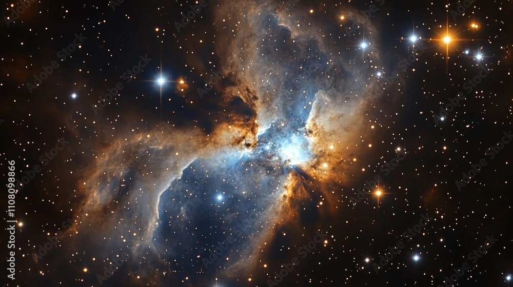 Canvas Prints greate nebula in deep space with stars. deep scape. astronomical wallpaper.