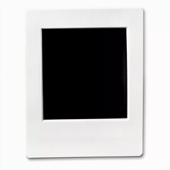 Polaroid Photo Isolated on  White Background, Blank  Polaroid Photo Frame, Photo, Polaroid Frame 