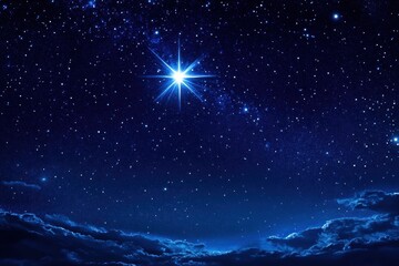 Night Sky Clouds Stars Bright Celestial Wonder