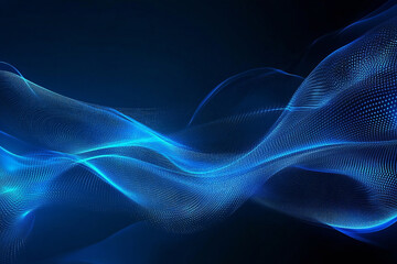 Colorful Light Trails with Glowing Neon Waves and Vibrant Energy Flow &ndash; Abstract Digital Art Background