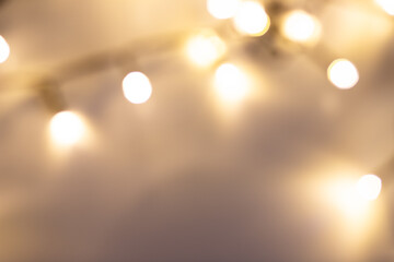 christmas lights in the night
