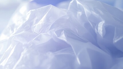 Obraz premium Draped White Fabric Soft Light Abstract Texture