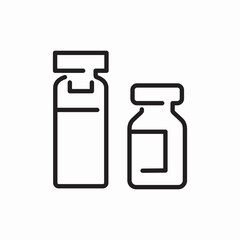 pills bottle icon sign vector