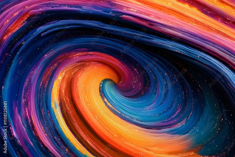 Canvas Prints galaxy in colors backgrounds abstract pattern.