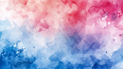 Fototapeta premium Abstract Splashed Watercolor Textured Background: Watercolor background with splashed textures.