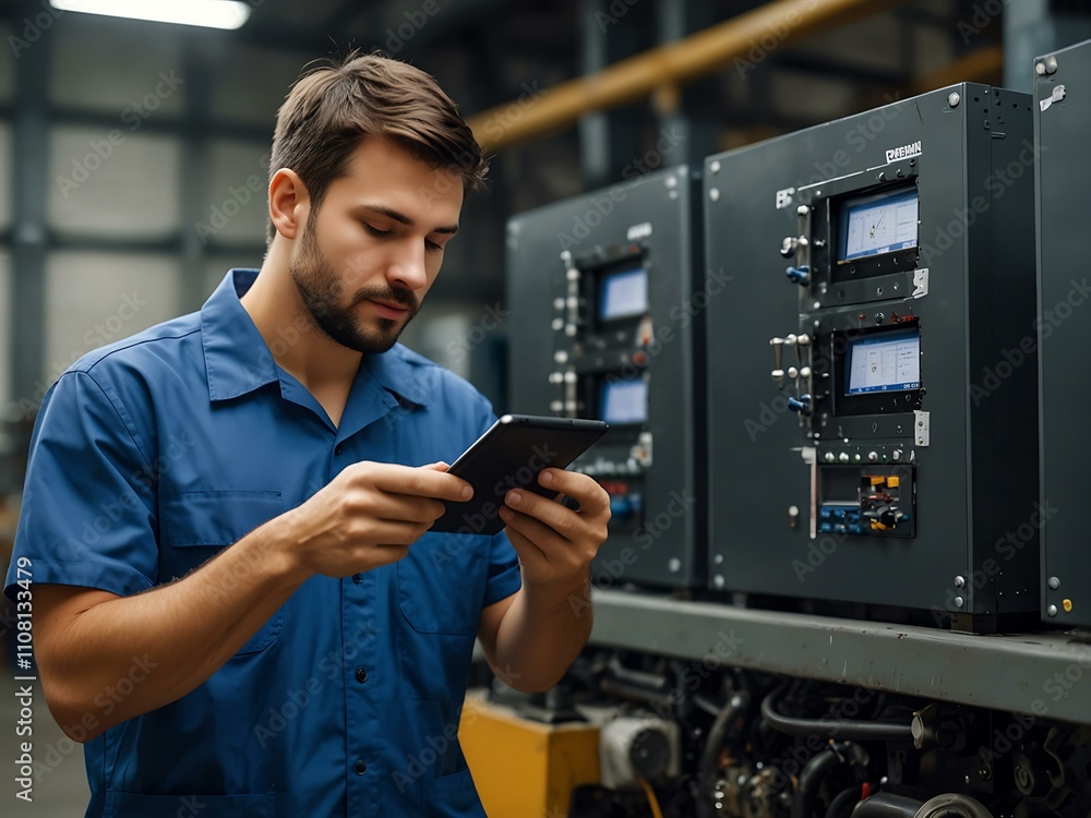 Poster predictive maintenance for proactive issue detection in factories.