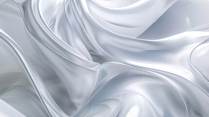 Abstract White Background with Smooth Lines: White background featuring smooth abstract lines.