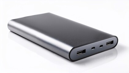 Power bank on a white background