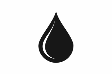 Fototapeta premium water drop line art silhouette vector illustration
